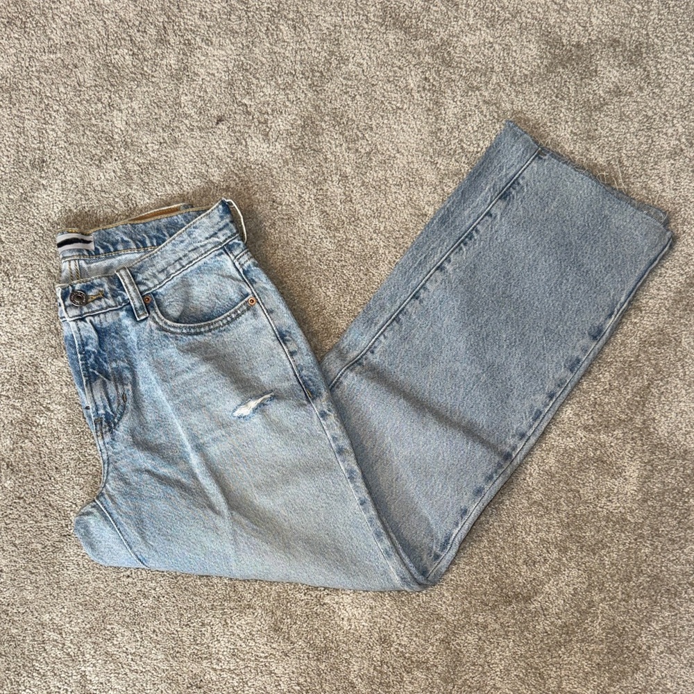 PacSun Distressed Straight Leg Jeans